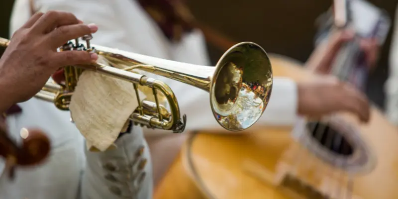 Las trompetas, uno de los instrumentos del mariachi